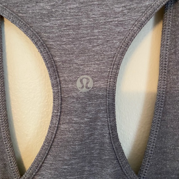 🇨🇦 Lululemon Heather Grey Racerback Tank - Picture 3 of 3